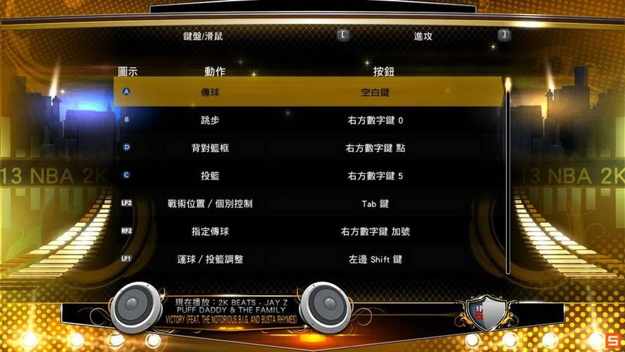 NBA2K13操作详解_NBA2K13按键设置教程_nba2k13怎么设置人物