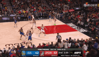 NBA季后赛勇士对阵开拓者_勇士vs开拓者季后赛3_勇士逆转开拓者3-0