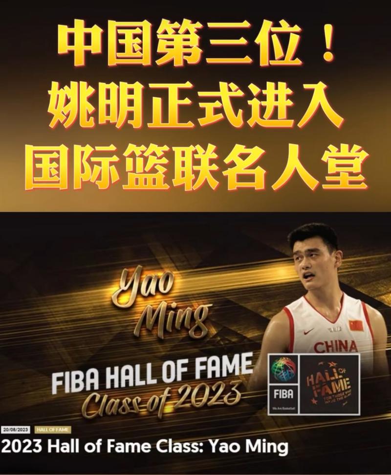 姚明NBA生涯影响力_姚明NBA名人堂入选_nba名人堂姚明排第几